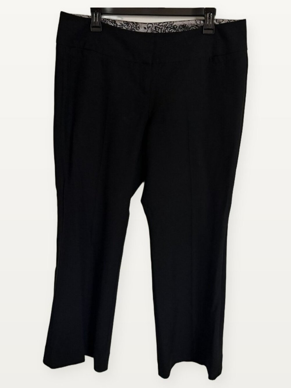 Simply Styled by Sears Black Stretch Dress Pants 12S Short